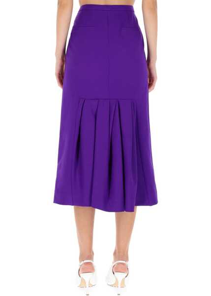 Fuste casual Dries Van Noten Midi Skirt Sandora PURPLE Femei (BM 19435538) 4