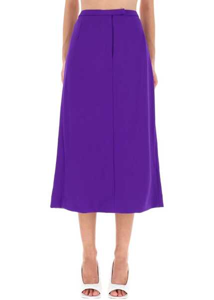 Fuste casual Dries Van Noten Midi Skirt Sandora PURPLE Femei (BM 19435538) 1