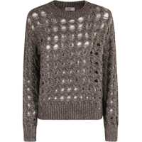 Pulovere casual Perforated Mesh Femei