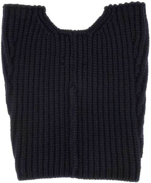 Coliere Dries Van Noten Wool Neck Warmer With Zipper BLACK Barbati (BM 19435580) 2