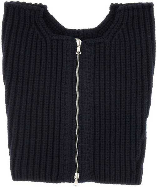 Coliere Dries Van Noten Wool Neck Warmer With Zipper BLACK Barbati (BM 19435580) 1
