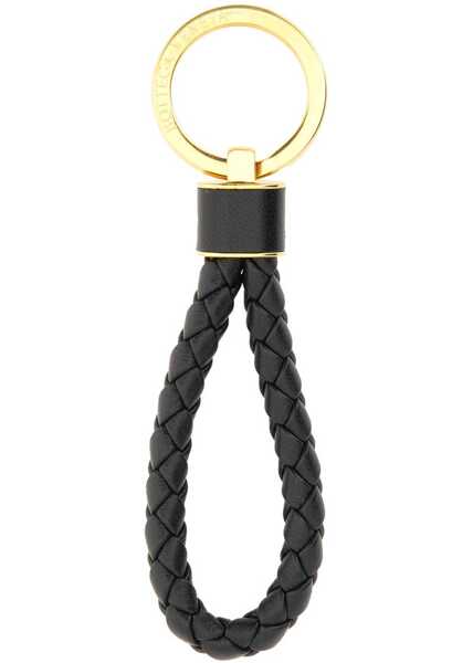 Brelocuri Bottega Veneta Keychain Weave BLACK Femei (BM 19435604) 3