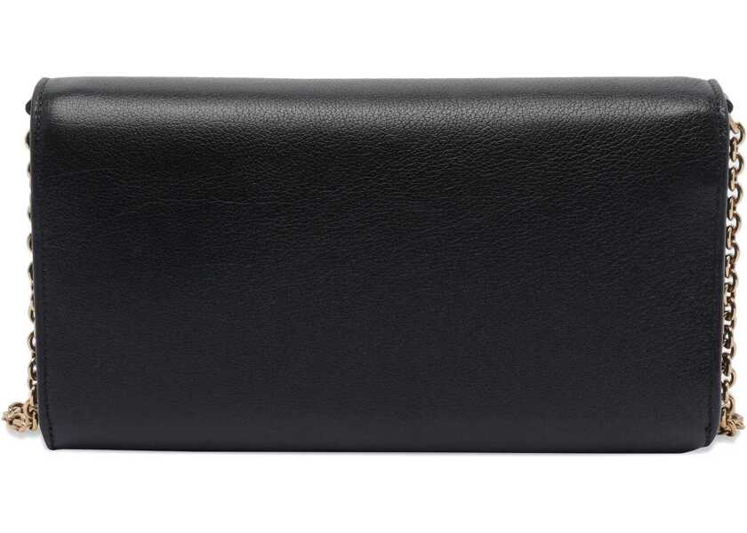 Portofele Chloe Chlo Iconic Flap And Chain Wallet BLACK Femei (BM 19435610) 2