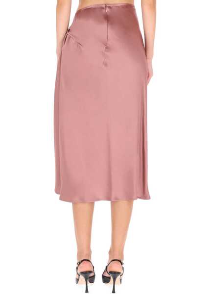 Fuste casual Dries Van Noten Draped Midi Skirt PINK Femei (BM 19435619) 4