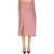 Dries Van Noten Draped Midi Skirt PINK