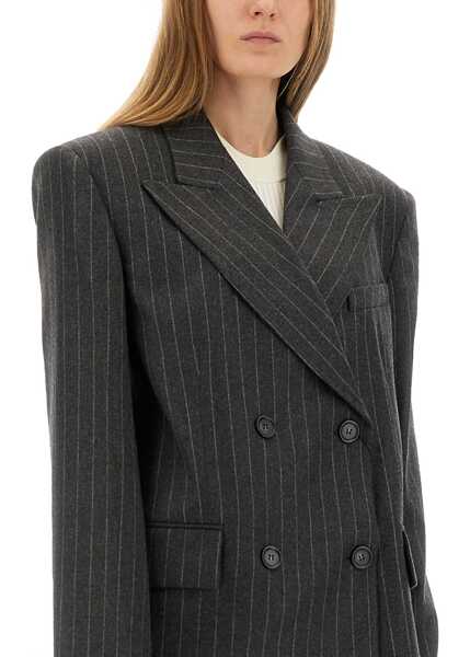 Sacouri SPORTMAX Double-Breasted Jacket Belfordi123 CHARCOAL Femei (BM 19435622) 4