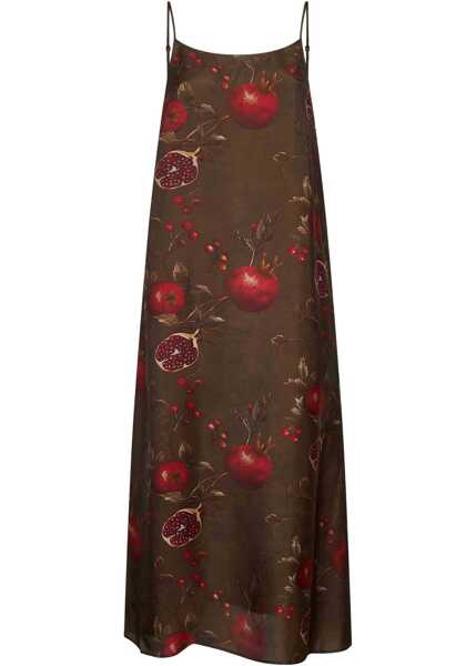 Rochii casual UMA WANG Midi Dress Anaya GREEN Femei (BM 19435625) 1