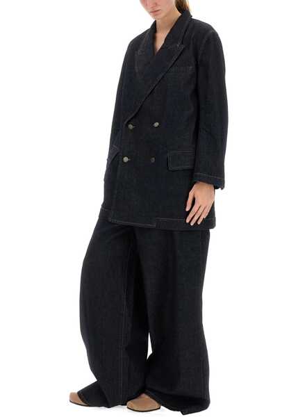 Pantaloni casual UMA WANG Denim Pod Pants BLUE Femei (BM 19435670) 2