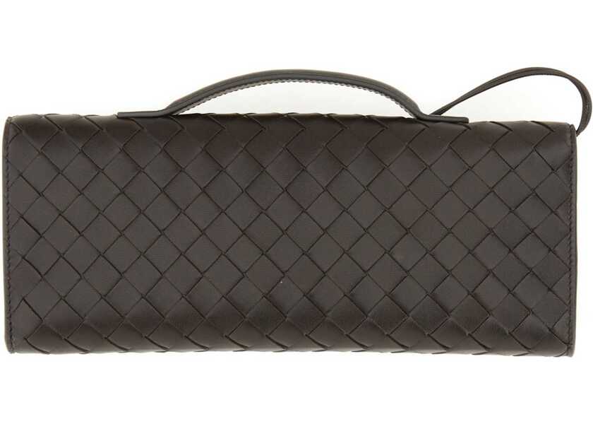 Genti mini Bottega Veneta Lets Go Clutch BROWN Femei (BM 19435676) 2