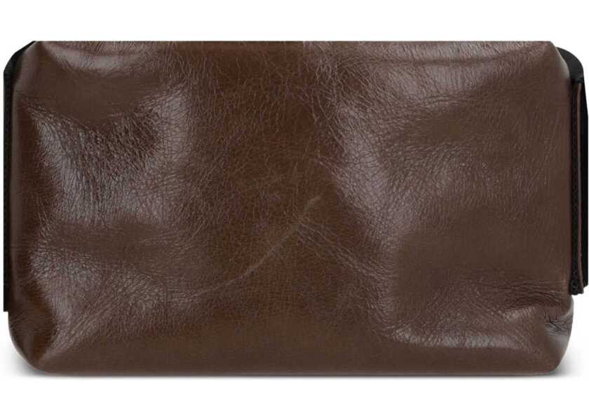 Genti de umar UMA WANG Leather Shoulder Bag BROWN Femei (BM 19435679) 2