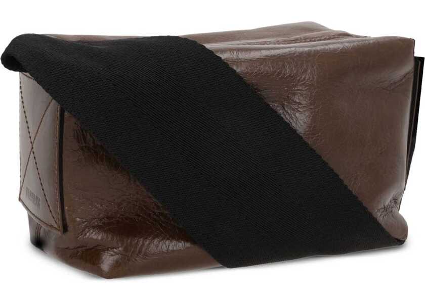 Genti de umar UMA WANG Leather Shoulder Bag BROWN Femei (BM 19435679) 3