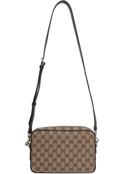 Genti tip postas Gucci Fabric Shoulder Bag Gg Small BROWN Barbati (BM 19435700) 2