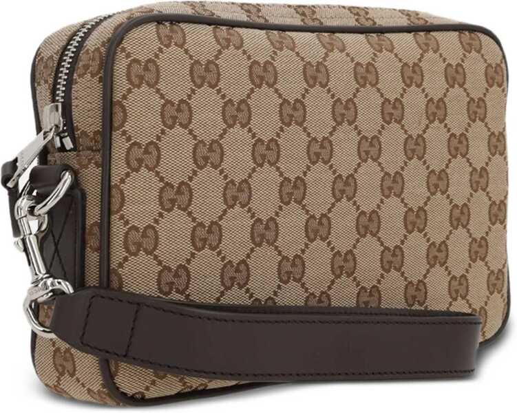 Genti tip postas Gucci Fabric Shoulder Bag Gg Small BROWN Barbati (BM 19435700) 4