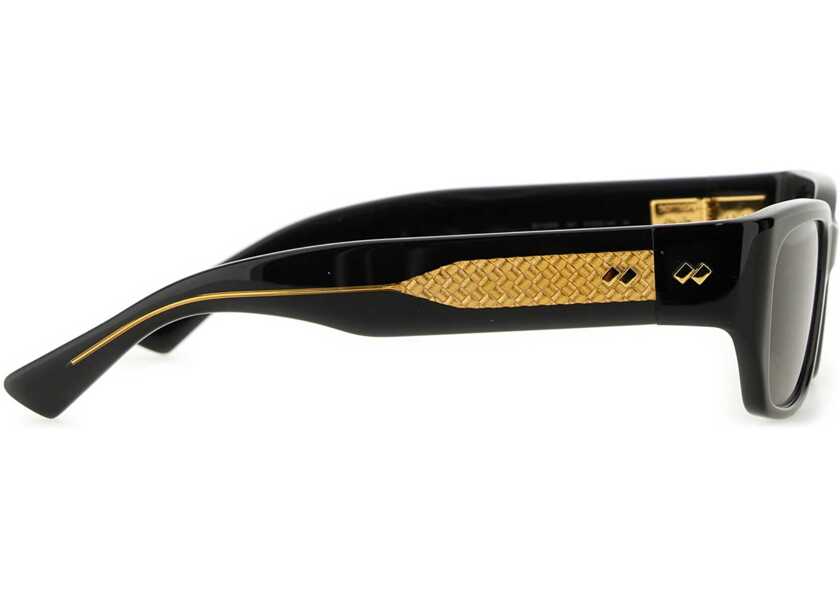 Ochelari de soare Bottega Veneta Square Braided Sunglasses BLACK Barbati (BM 19435721) 3