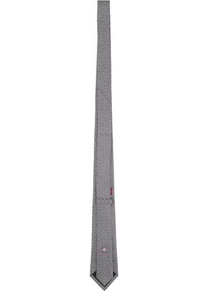 Cravate Gucci Silk Tie With Clamps GREY Barbati (BM 19435724) 2