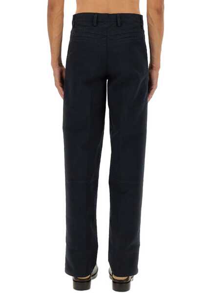 Pantaloni casual Dries Van Noten Double Zipper Pants BLUE Barbati (BM 19435739) 3