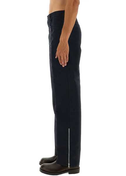 Pantaloni casual Dries Van Noten Double Zipper Pants BLUE Barbati (BM 19435739) 4