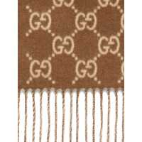 Esarfe Dama - Esarfe Gucci Cashmere Scarf BROWN Femei (BM 19435742) - B-mall.ro