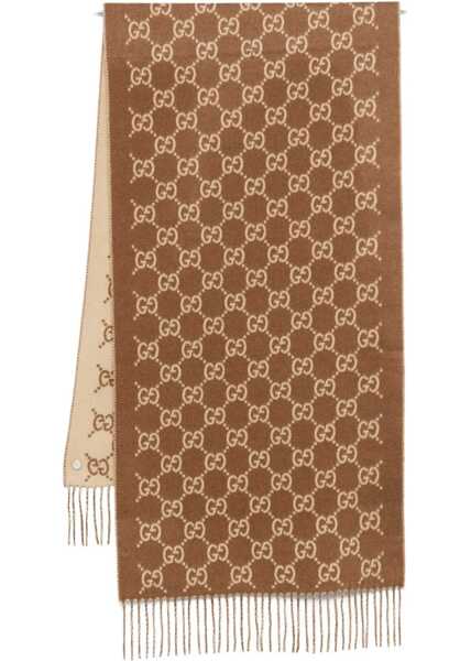 Esarfe Gucci Cashmere Scarf BROWN Femei (BM 19435742) 1