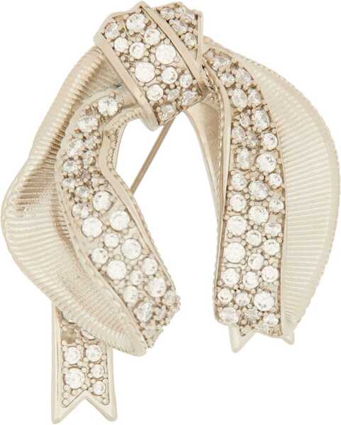 Bijuterii Max Mara Bow Brooch With Rhinestones GOLD Femei (BM 19435808) 1