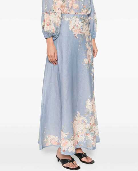 Fuste casual ZIMMERMANN Cascadian Skirt BABY BLUE Femei (BM 19435823) 3