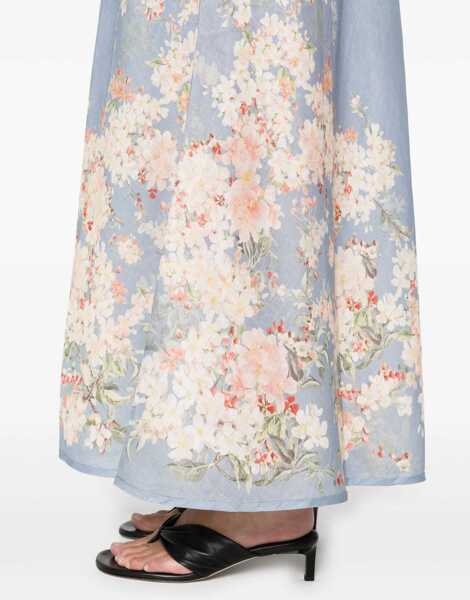 Fuste casual ZIMMERMANN Cascadian Skirt BABY BLUE Femei (BM 19435823) 5