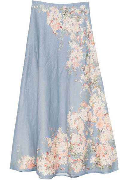 Fuste casual ZIMMERMANN Cascadian Skirt BABY BLUE Femei (BM 19435823) 1