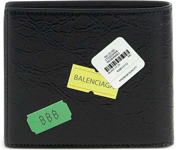 Portofele Balenciaga Bi-Fold Cash Portfolio BLACK Barbati (BM 19435832) 2