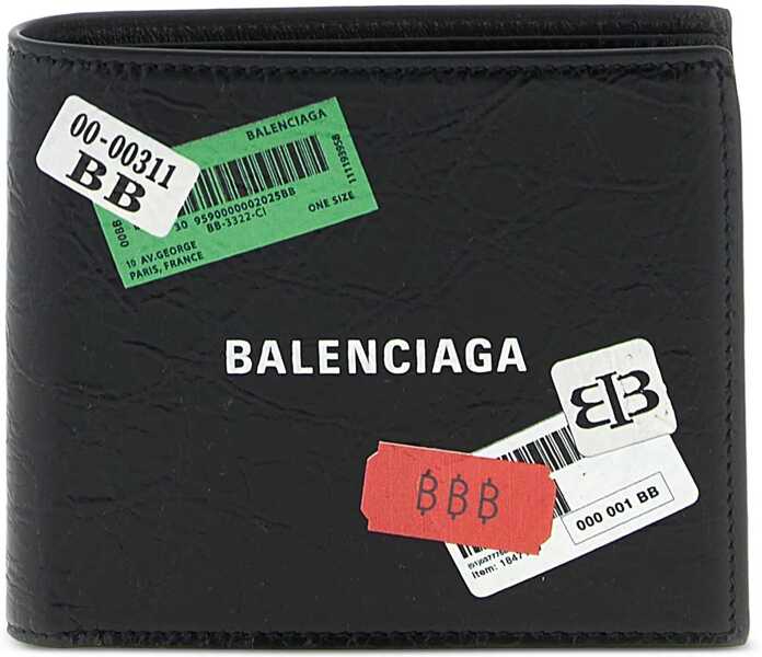 Portofele Balenciaga Bi-Fold Cash Portfolio BLACK Barbati (BM 19435832) 1