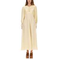 Rochii casual Ruched Silk Dress Femei