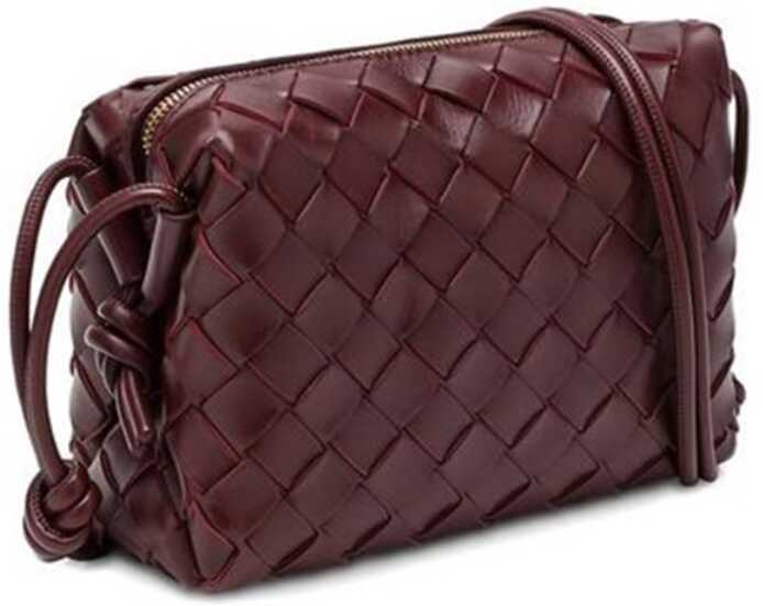 Genti tip postas Bottega Veneta Camera Bag Loop Mini BORDEAUX Femei (BM 19435853) 3