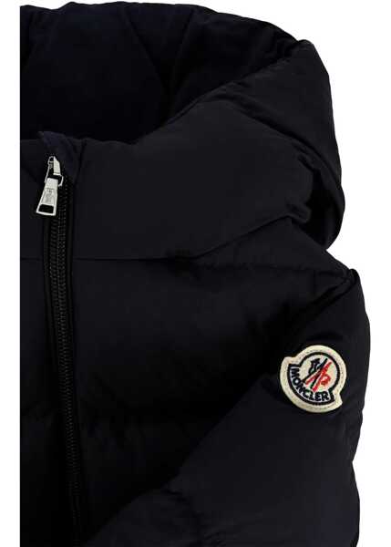 Geci de ploaie Moncler Jacket With Logo And Hood BLACK Baieti (BM 19435856) 3