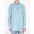 Gucci Gg Silk Jacquard Oversized Shirt BABY BLUE