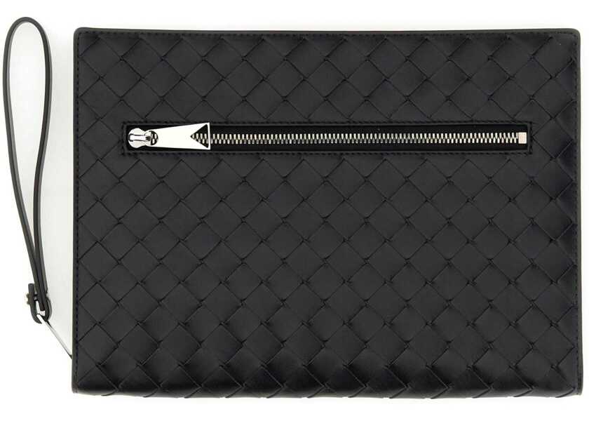 Borsete Bottega Veneta Porta Documenti Intrecciato Piccolo BLACK Barbati (BM 19435901) 2