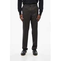 Pantaloni casual Virgin Wool Houndstooth Pants Barbati