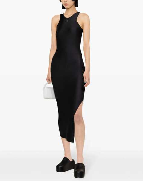 Rochii scurte COPERNI Nylon Tank Dress With Frontal Detail Black Femei (BM 19436357) 3