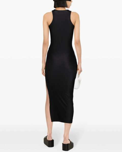 Rochii scurte COPERNI Nylon Tank Dress With Frontal Detail Black Femei (BM 19436357) 4