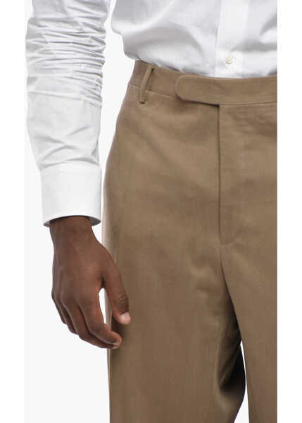 Pantaloni eleganti CORNELIANI Cc Collection Gabardine Cotton Pants Green Barbati (BM 19436363) 2