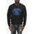 DSQUARED2 Fleeced Cotton Cool Fit Crew-Neck Sweatshirt With Frontal Pr Black
