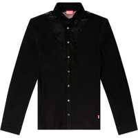 Camasi casual Cotton S-Sun-Plain Casual Shirt With Sheer Details Femei