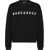DSQUARED2 Fleeced Cotton Relax Fit Crew-Neck Sweatshirt With Embossed Black