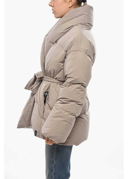 Geci de iarna Bacon Double-Breasted New Dada Down Jacket Beige Femei (BM 19436396) 2