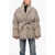 Bacon Double-Breasted New Dada Down Jacket Beige