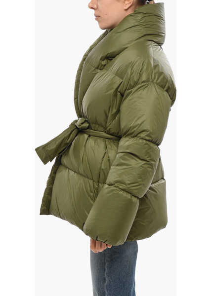 Geci de iarna Bacon Double-Breasted Dada Down Jacket Military Green Femei (BM 19436426) 2
