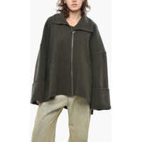 Paltoane QUIRA Wool Blend Coat With Front Zip