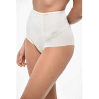 Imbracaminte Elisabetta Franchi Dama pagina 13 - Lenjerie intima Elisabetta Franchi High-Waisted Stretch Fabric Knickers White Femei (BM 19436462) - B-mall.ro