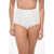 Elisabetta Franchi High-Waisted Stretch Fabric Knickers White