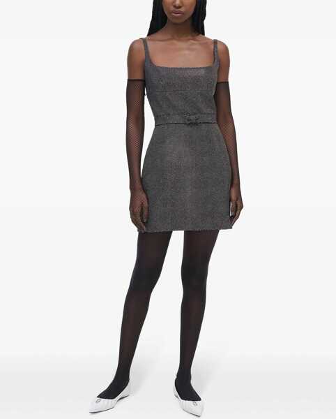 Rochii scurte Marc Jacobs Rhinestone Mini Dress With Bow Black Femei (BM 19436528) 2