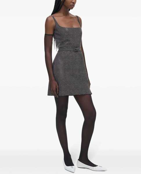 Rochii scurte Marc Jacobs Rhinestone Mini Dress With Bow Black Femei (BM 19436528) 3