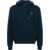 DSQUARED2 Brushed Cotton Cool Fit Hoodie With Embossed Logo Blue